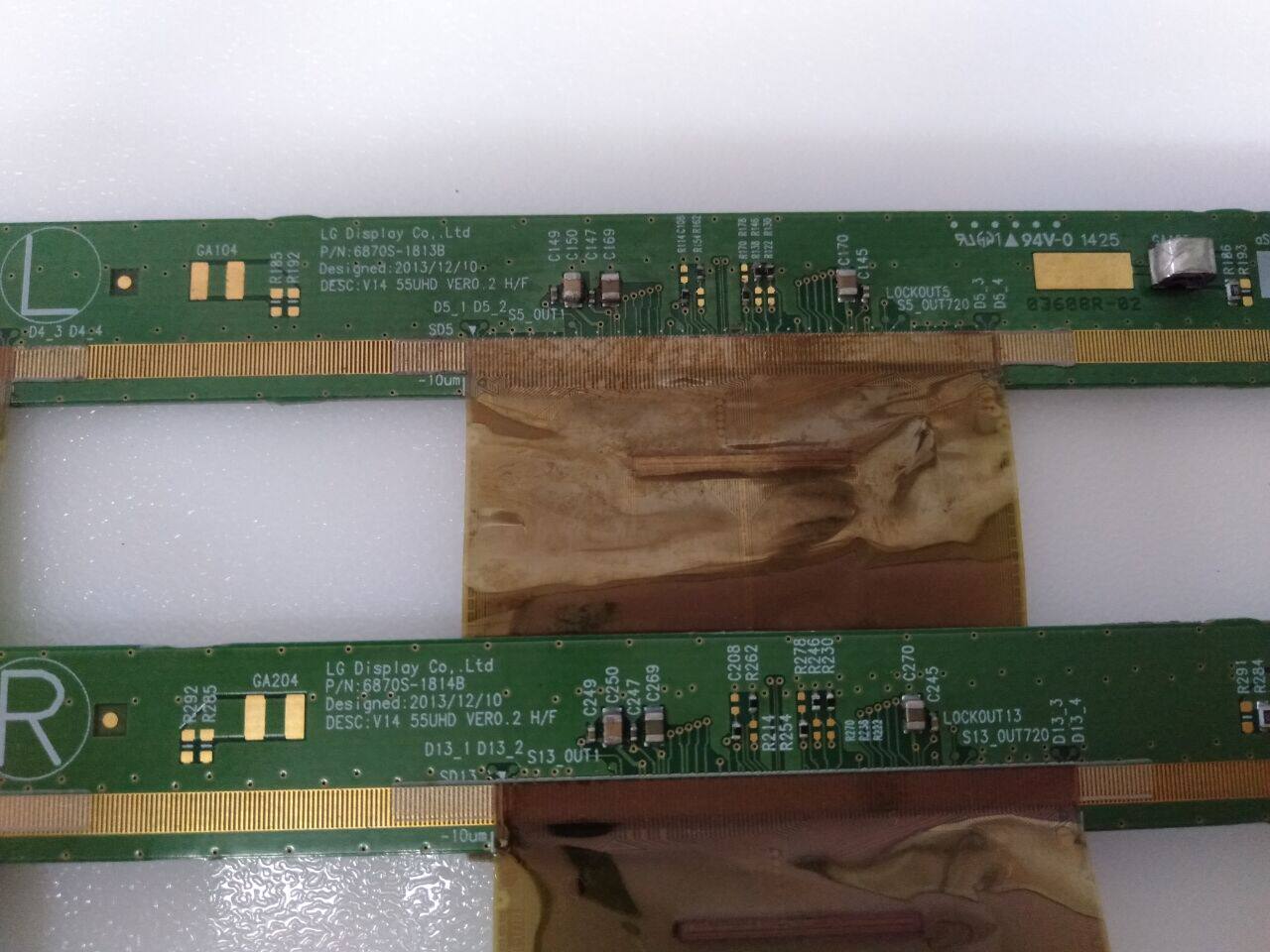 Screen edge strips 6870S-1813B 6870S-1814B a pair of physical pictures do not corrode many pieces