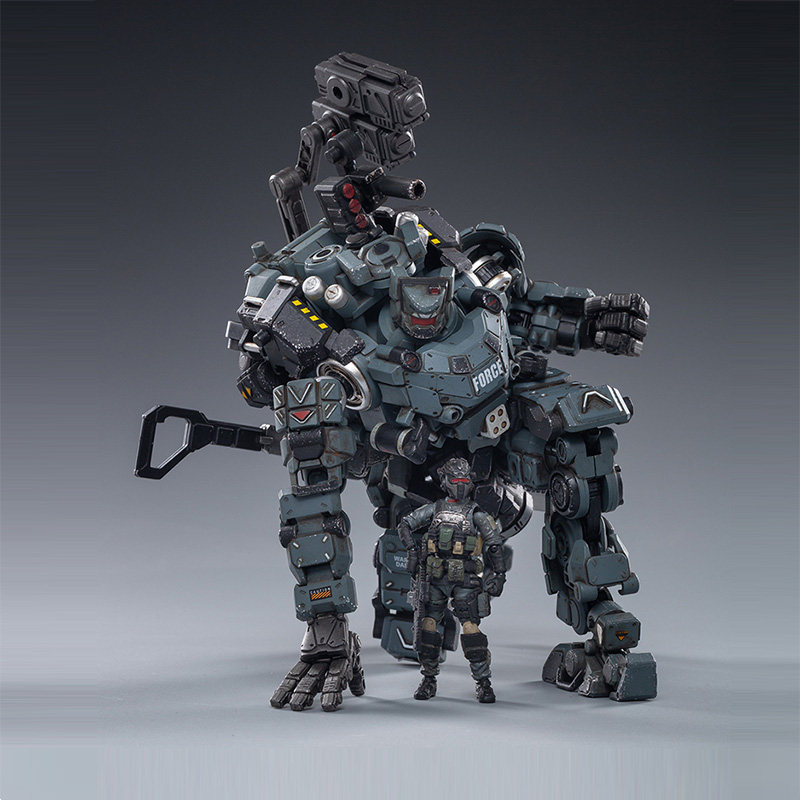 Dark source machine armor steel bone strike robot JOYTOY assembly model soldier hand deformation movable toy spot