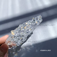 Прозрачная рама ручки хрустальной золотой