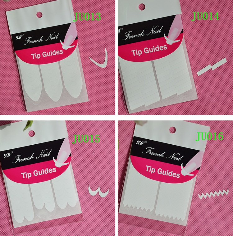 Dụng cụ làm móng tay Pháp Làm móng tay Smile Line Sticker Pháp Sticker Pháp Dòng Pháp Pháp Làm móng tay 18 mẫu - Công cụ Nail bộ dụng cụ làm móng