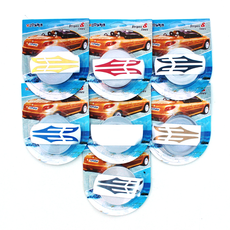 Car waist line modified body stickers Personality pull flower small color strip Body color decorative strip stickers decorative lines