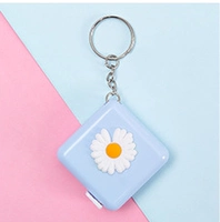 Квадратная синяя хризантема