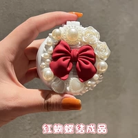 С бантиком, кремовый