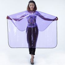 Hairdresser Dyeing & Dyeing Apron Cloth Beauty Hair Cut Hair Shampoo 3D Transparent Oiled Oil Surrounding Hair Salon Hair Salon Special Hairdresser