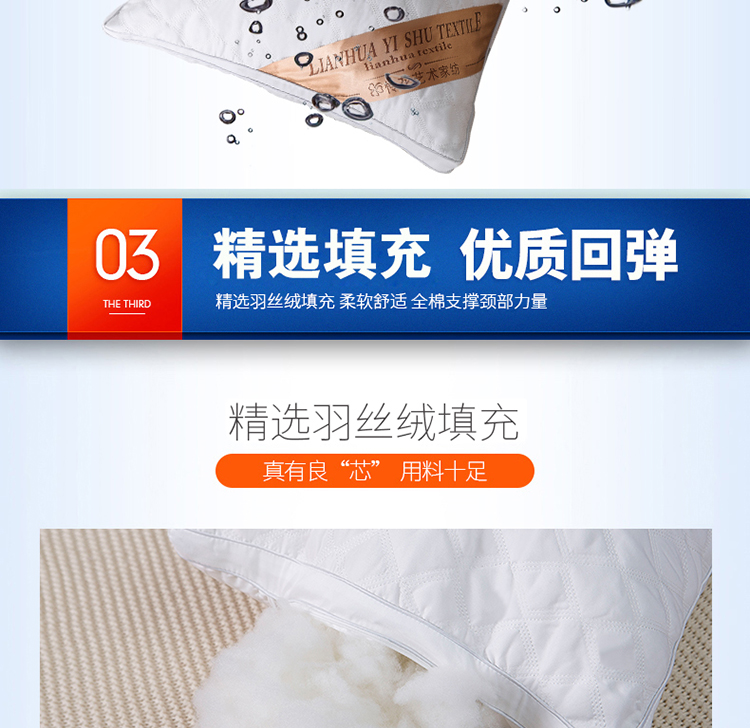 Gối lõi cặp đơn dành cho người lớn cổ đích thực chân không nén cao gối hồi phục gối có thể giặt được gối cao su non cho bé