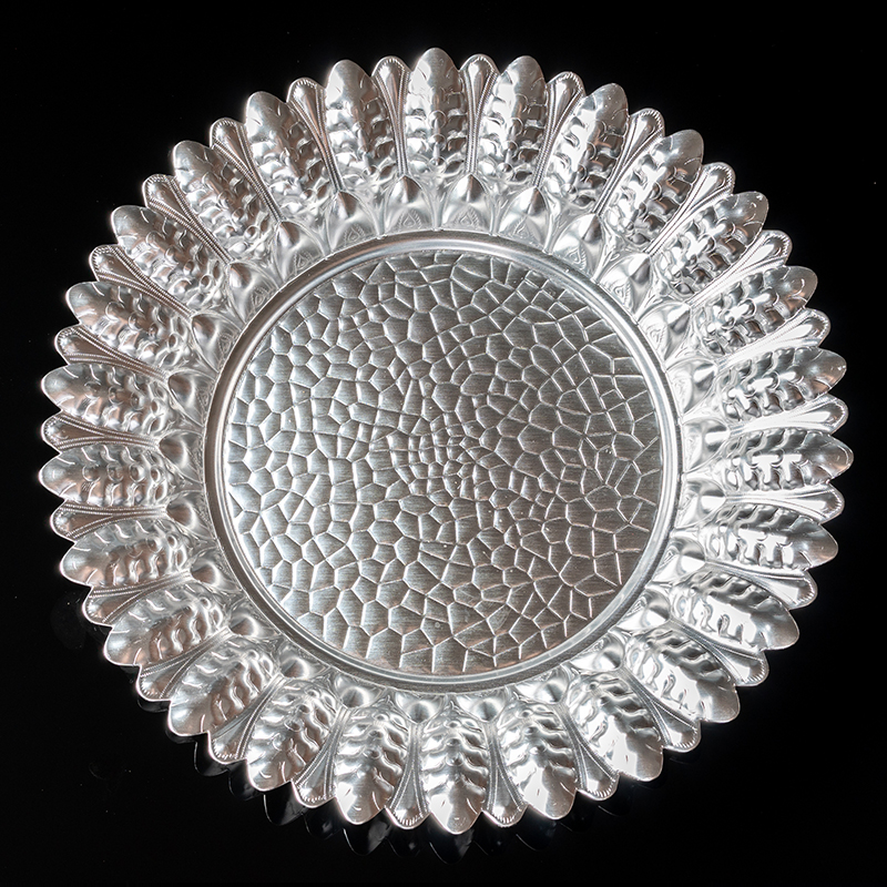 Thai Fruit Pan Dry Fruit Pan Creative Plate Decoration Pendulum round-shaped cutlery Southeast Asian Buddha for disc