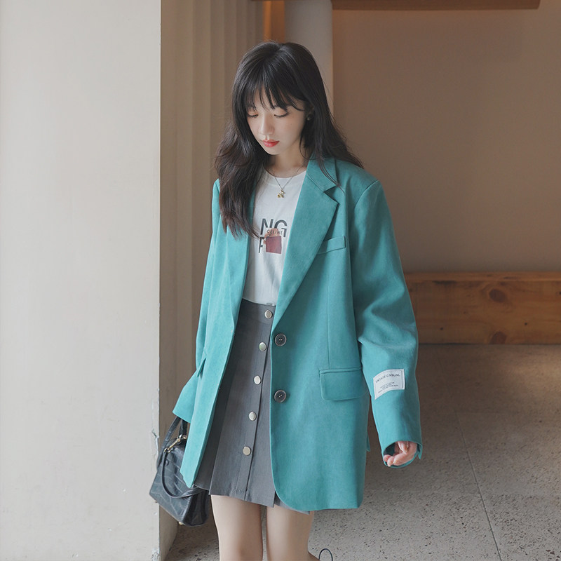 Small suit coat female spring and autumn 2022 new Korean edition relaxed slim small high - sense casual suit coat