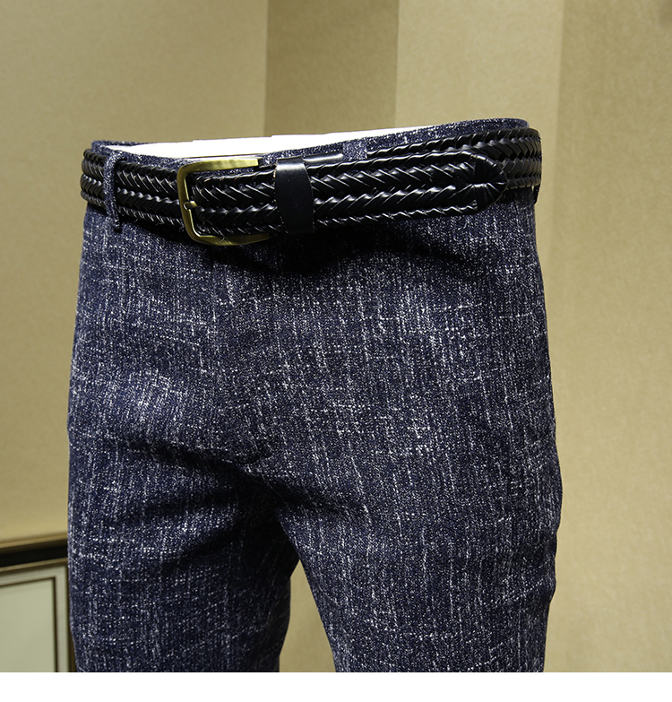 Quần tây công sở Anh giản dị Nam Slim Phiên bản Hàn Quốc của xu hướng chân trẻ phù hợp với quần quần công sở công sở miễn phí đồ vest nam