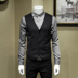 Bộ đồ đen tinh khiết của DANDY HOMME - Suit phù hợp quần nam Suit phù hợp
