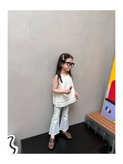 大金定制25新款韩系风浅蓝色毛边修身时髦百搭高腰弹力牛仔潮裤