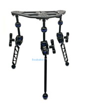 Underwater macro shooting diving photography equipment camera waterproof shell tripod base tripod support