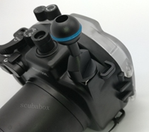 Diving camera case hot and cold boots foot turn Ball Head base underwater fill light ball head cold boot foot seat adapter