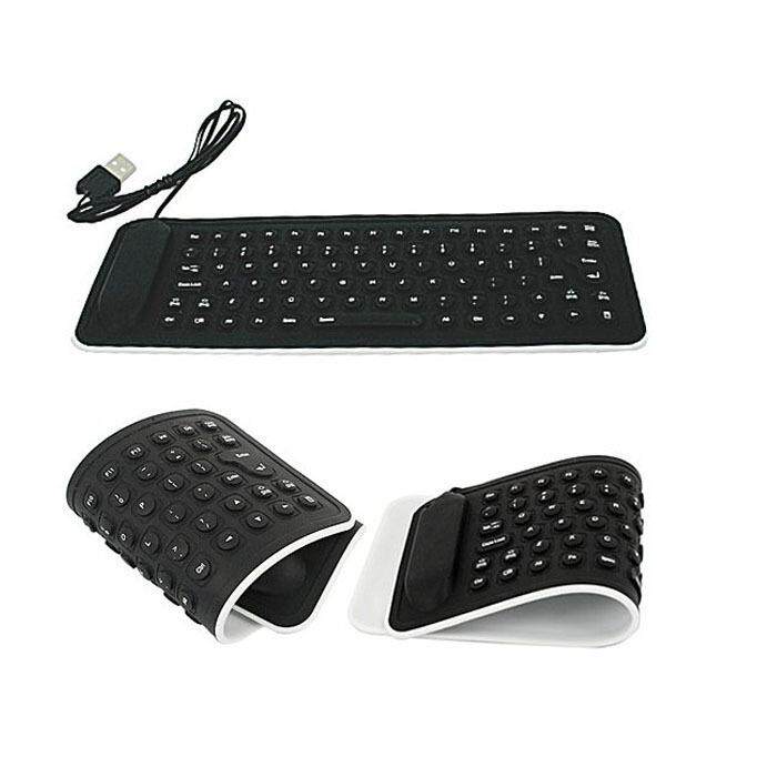 New Portable USB Mini Flexible Silicone PC Keyboard Foldable