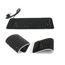 New Portable USB Mini Flexible Silicone PC Keyboard Foldable