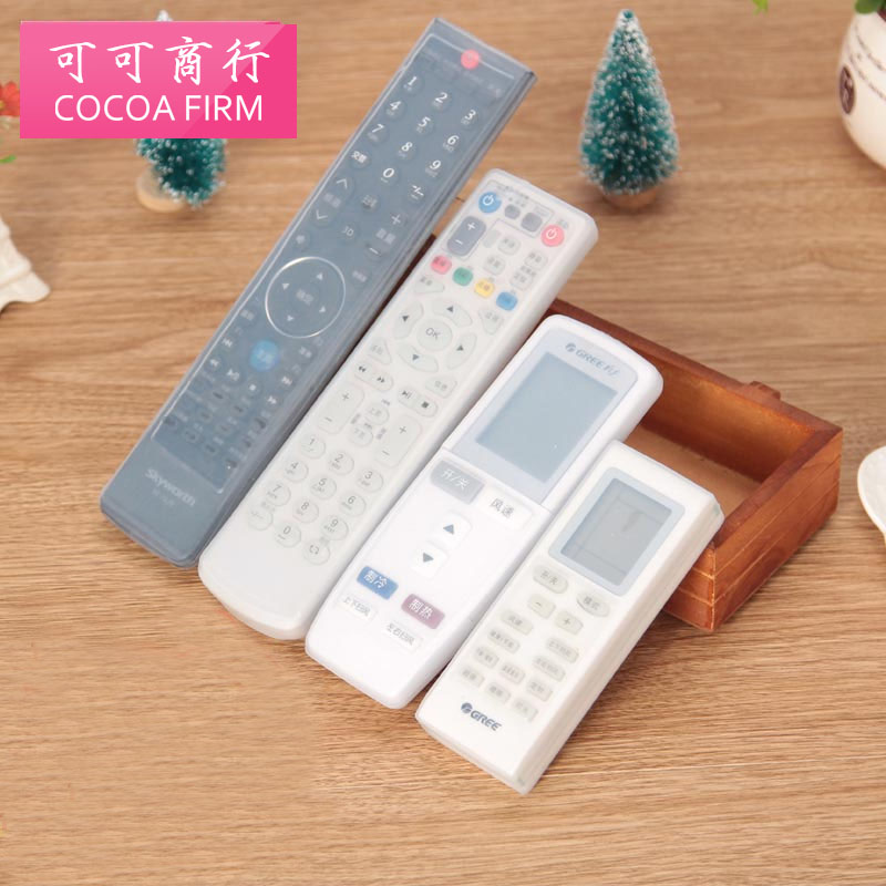 Silicone Remote Control Cover LUMINATED REMOTE CONTROL SLEEVE SILICONE DUST PROTECTION SLEEVE TRANSPARENT WATERPROOF AND DUST PROTECTION PROTECTIVE SHEATH 3 ONLY FIT