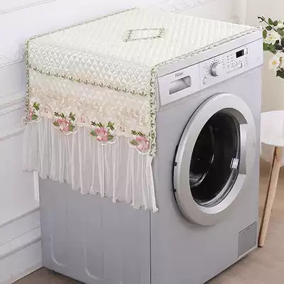 Drum washing machine cover sunscreen cover towel refrigerator cover fabric Refrigerator cover Single door double door dust cover universal