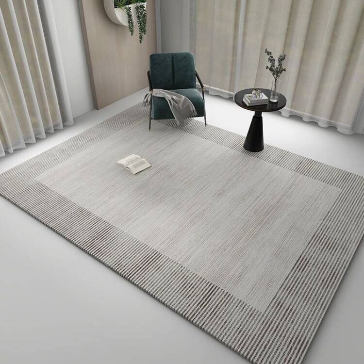 Carpet living room light luxury abstract advanced gray Nordic bedroom bedside blanket full room large area floor mat
