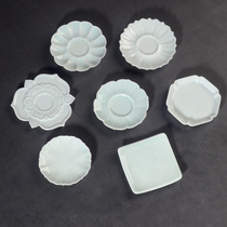 Jingdezhen shadow celadon high temperature ceramic Kung Fu Cup holder tea set tea cup tea Holder heat insulation pad