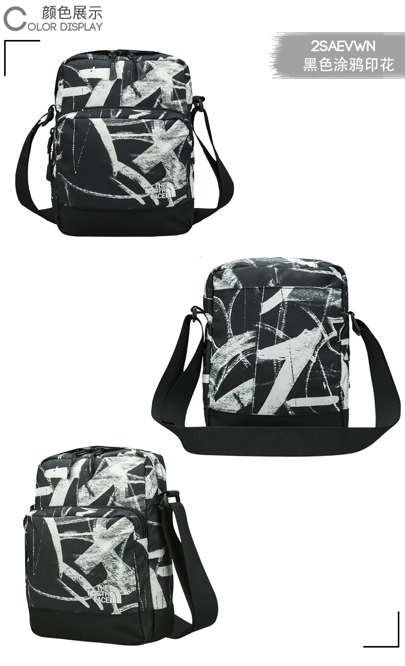 TheNorthFace / North counter túi xách nữ túi thể thao Túi mùa thu ngoài trời túi đeo vai thông thường 2SAE túi lv nữ