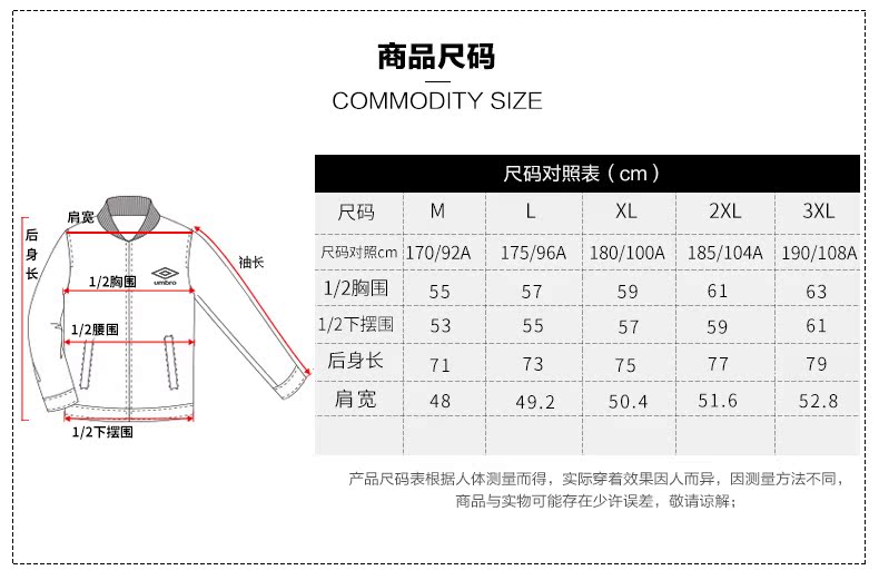 Umbro / Yinbao Counter Quần áo thể thao nam mùa xuân và mùa thu áo gió có mũ trùm đầu UO181AP2205 - Áo gió thể thao áo gió nữ