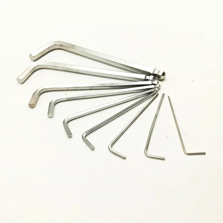 Bộ công cụ cờ lê lục giác M10 / 8/6/5/4/3 / 2.5 / 2 / 1.5 công cụ sửa chữa xe máy