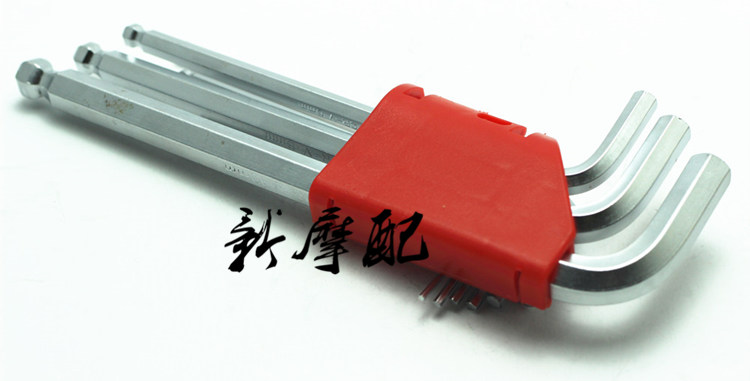 Công cụ sửa chữa cờ lê lục giác 9 mảnh đặt chiều dài đặc biệt mờ đầu cờ lê lục giác đặt bên trong hình lục giác - Bộ sửa chữa Motrocycle cờ le
