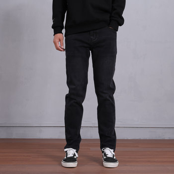 High-end black and gray men's jeans