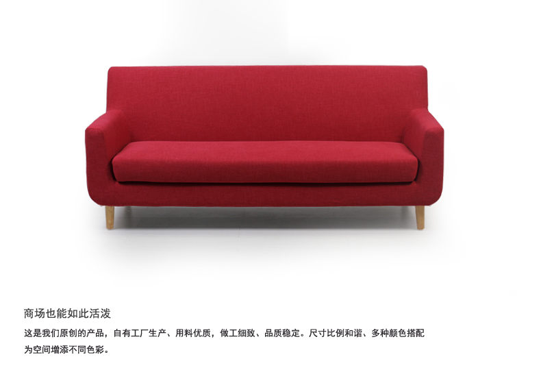 Tối giản hiện đại vải sofa kích thước căn hộ phòng khách toàn bộ đa người sofa vải kết hợp 8011