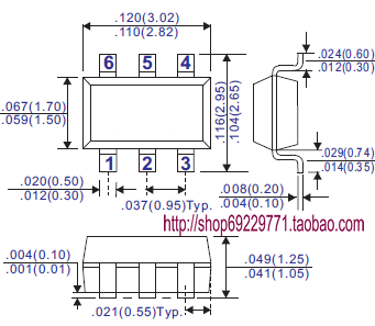 SMD 6-pin set-top box boost chip M151A households on the boost Shenzhou set-top box new original