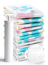 28.5元包邮  收纳博士 真空压缩袋11件+手泵