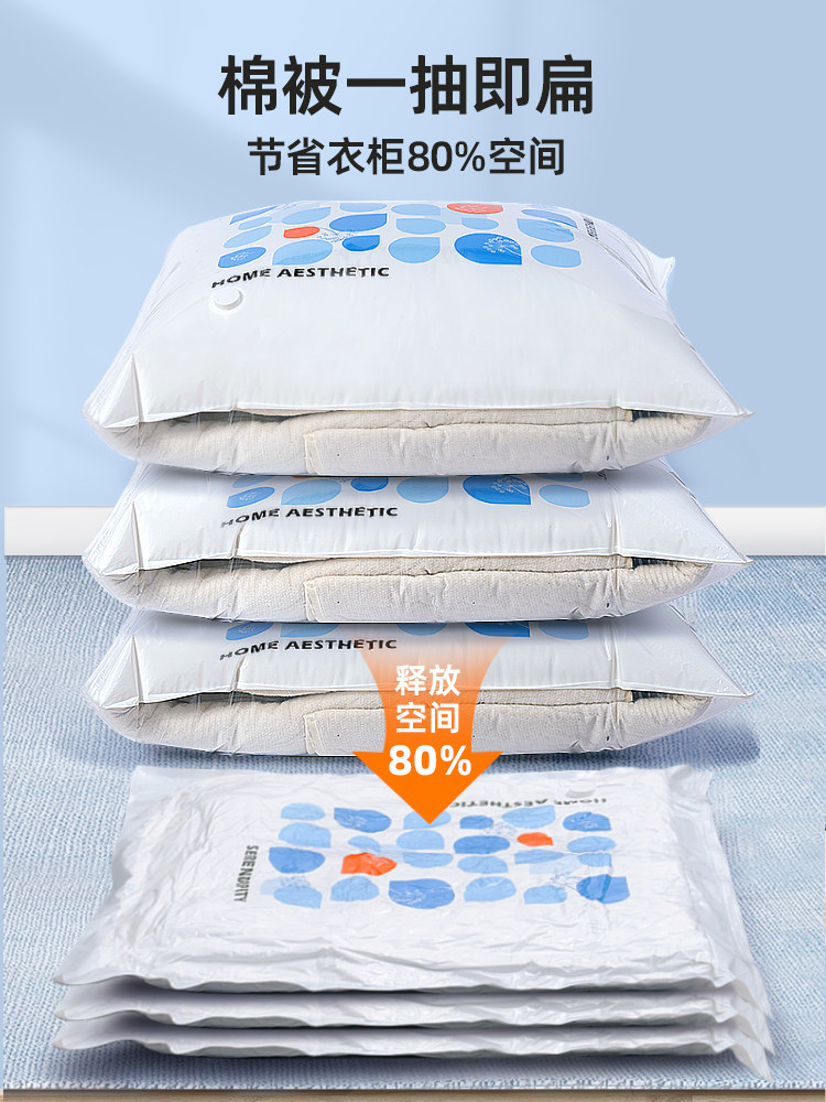 Storage Doctor Vacuum Compression Bags for Storing Quilts, Clothes, and down Jackets in Suitcases