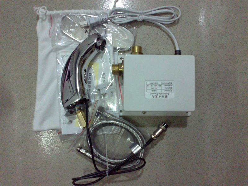 Public toilet hospital laboratory special induction faucet induction hand washing water receiver red line automatic faucet