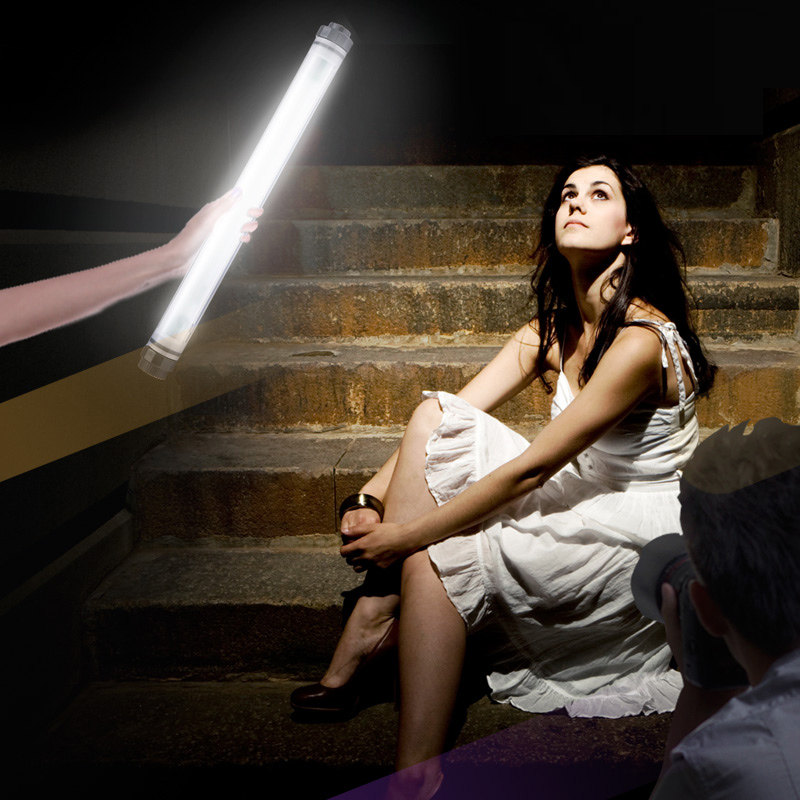 Full - proof sea - resistant light tube LED charging room photo portable Yang Q7S soft rod photography lamp