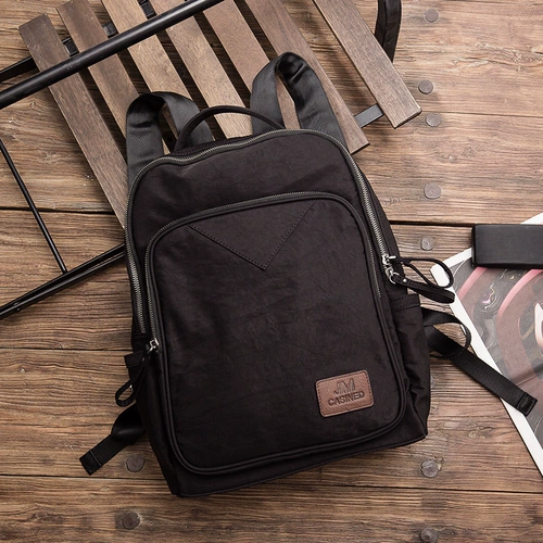 Нейлоновый рюкзак, сумка подходит для мужчин и женщин, модный ранец для отдыха, в корейском стиле, ткань оксфорд