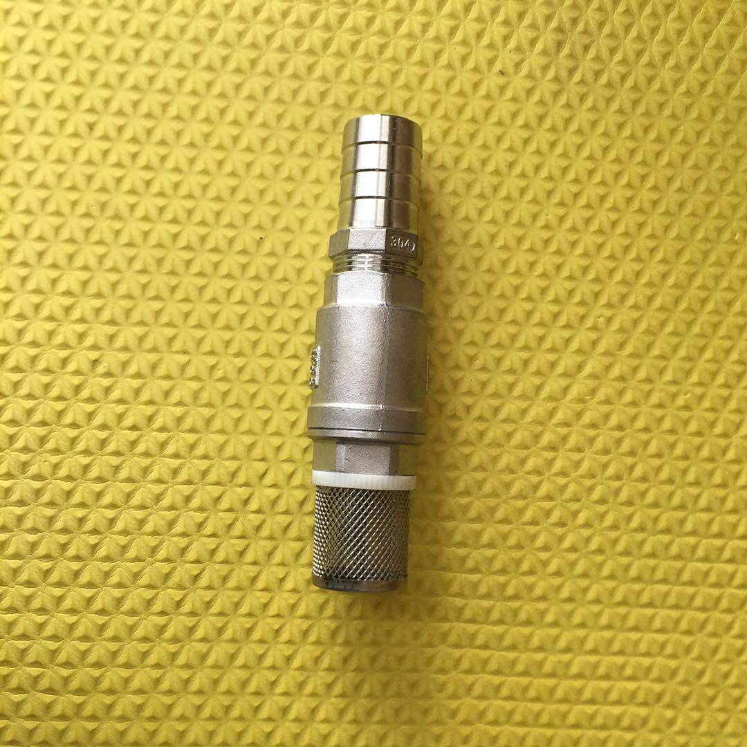 304 stainless steel suction pump bottom valve Refueling machine check valve Diesel filter refueling pump check valve Check valve