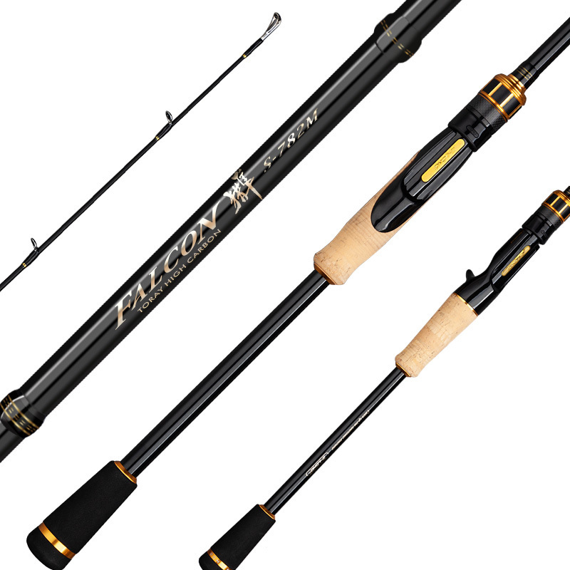 Hong Kong Yielong Falcon Road Apole 2 4 m Yuan to Athletic Light Quantum Road Subrod gun handle Straight handle Full Fuji guide ring