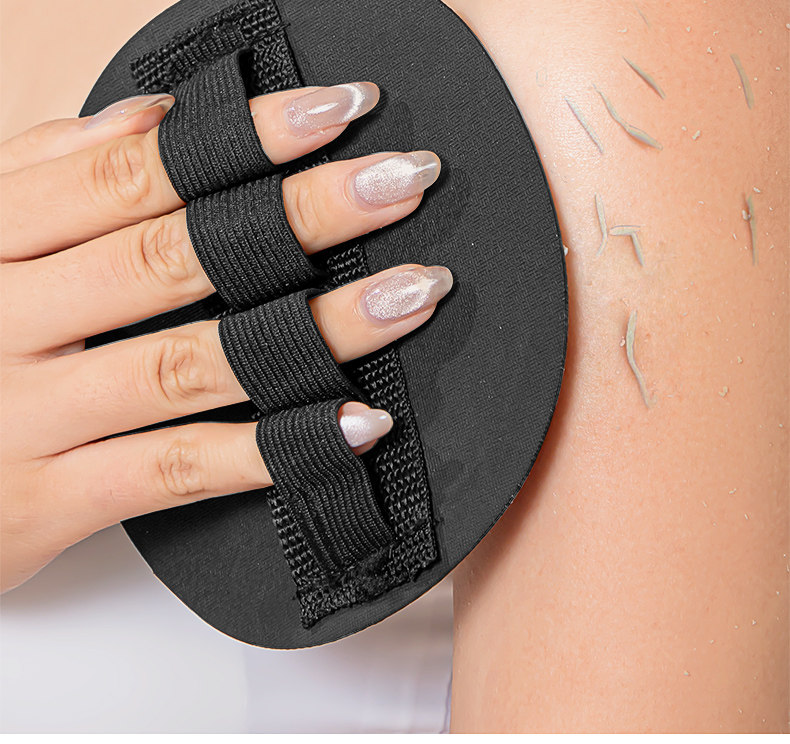 索朗 【單依純、宋祖兒同款搓澡神器 】無痛輕鬆搓泥 全身可用 東北澡堂同款 圓餅搓背搓澡巾 不傷皮膚 #黑色1個