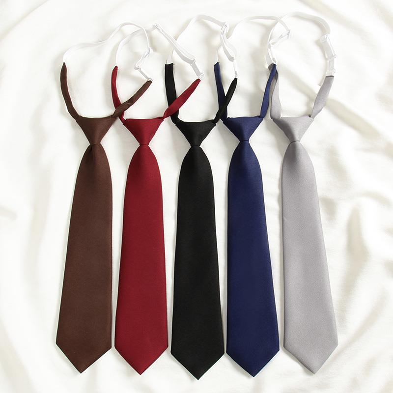 Japanese Style Jk Tie for Women, Pre-Tied Lazy Tie, Black, Red, Student Casual Gray Small Tie, Shirt Bow Tie Japanese Style Jk Tie for Women, Pre-Tied Lazy Tie, Black, Red, Student Casual Gray Small Tie, Shirt Bow Tie