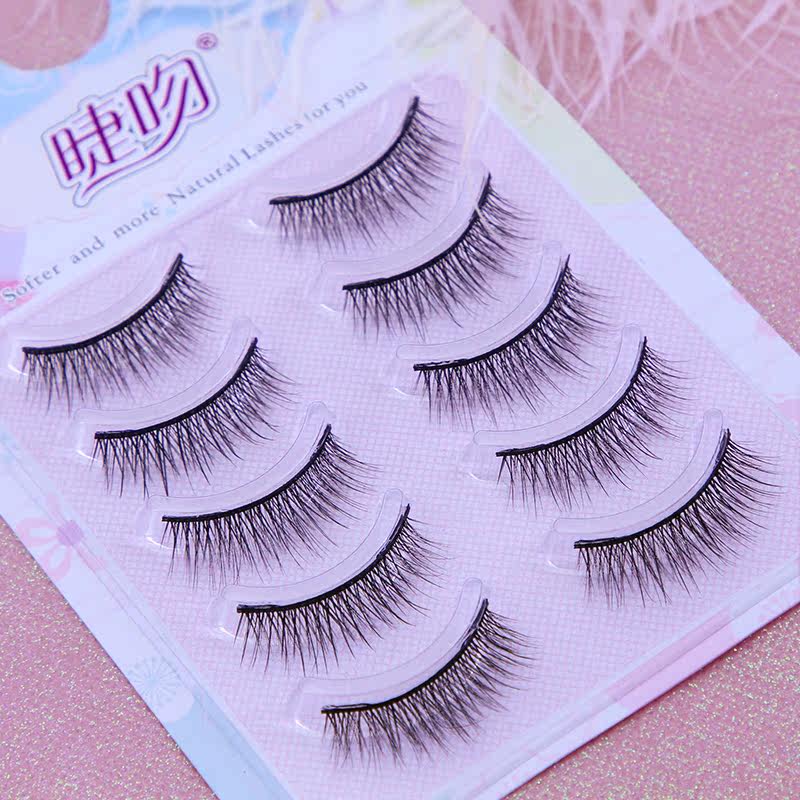 Mascara T04 Small Devil 3D Multilayer Fake Eyelash Natural Thick COS European and American Mixed Blood Kids Stage Makeup Eyelash