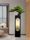 Simulated Large Green Plant Bonsai, Welcoming Pine Tree Ornament for Entrance, Living Room, Hotel, Office, Floor-Standing Decorative Artificial Tree