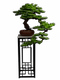 Large Artificial Welcoming Pine Green Plant Floor Decoration for Entrance, Hotel, Living Room, Hallway, Fake Tree Bonsai Potted Ornament