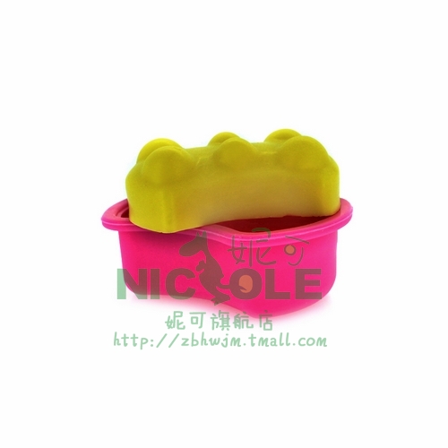 Nicole DIY Handmade Soap Silicone Khuôn Xà phòng Xà phòng Bánh sô cô la Silicone Khuôn Lò khuôn bánh kẹp