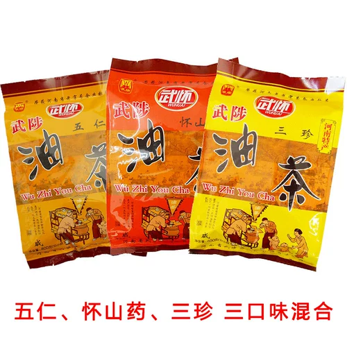 Henan Specialty боевые искусства Camellia 400G*3 сумки Huai Yam Sanzhen Wuren 3 вкусный много -провинциальная бесплатная доставка