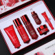 Red pomegranate fresh and tender six-piece set hydrating facial care water emulsion cosmetics set student genuine