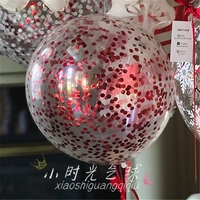 Красные блестки для ногтей, воздушный насос, лента