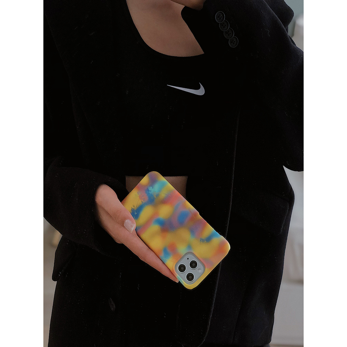 Jueves original rainbow 7p Apple 11 mobile phone case iphone11pro suitable for 12promax hard shell xsmax