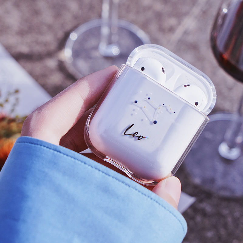 Jueves original constellations airpodspro protective shell airpods2 transparent airpods headphone PC hardshell 