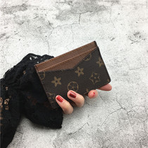 2022 new card-pack female-type ultra-thin multi-position drivers card sleeve male retro-ins mini small card holder