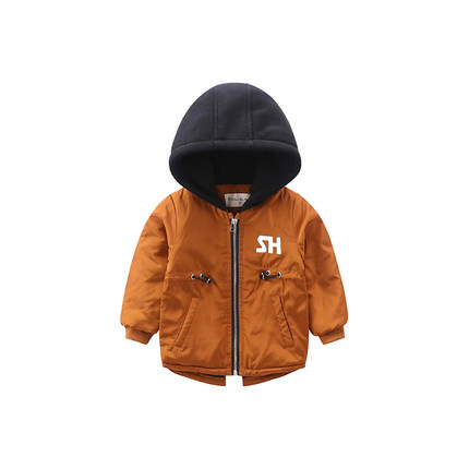 十点伴童装小宝宝冬装男童加绒加厚外套婴幼儿