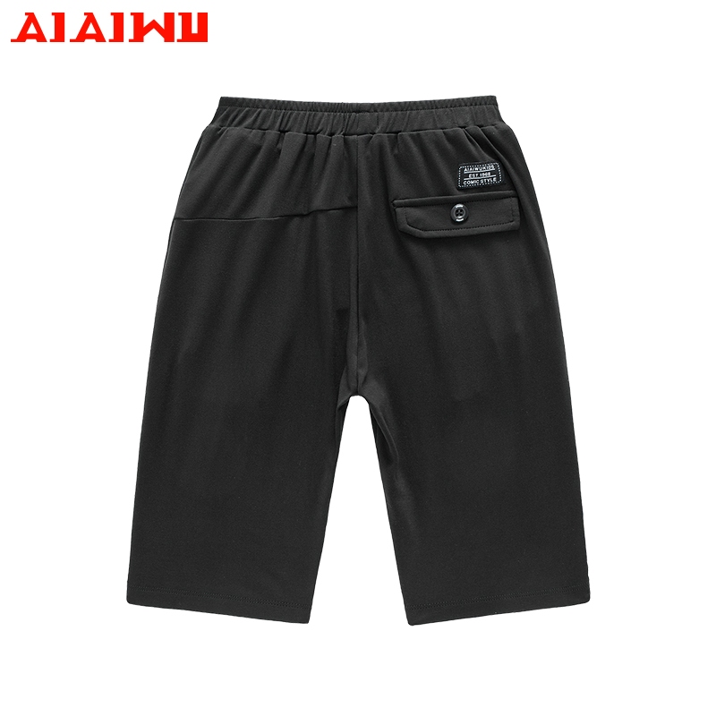 Ái Ái nhà trai Casual Pants trẻ em mùa hè mỏng Bảy-Point quần Big Kids 2019 New KIST12.